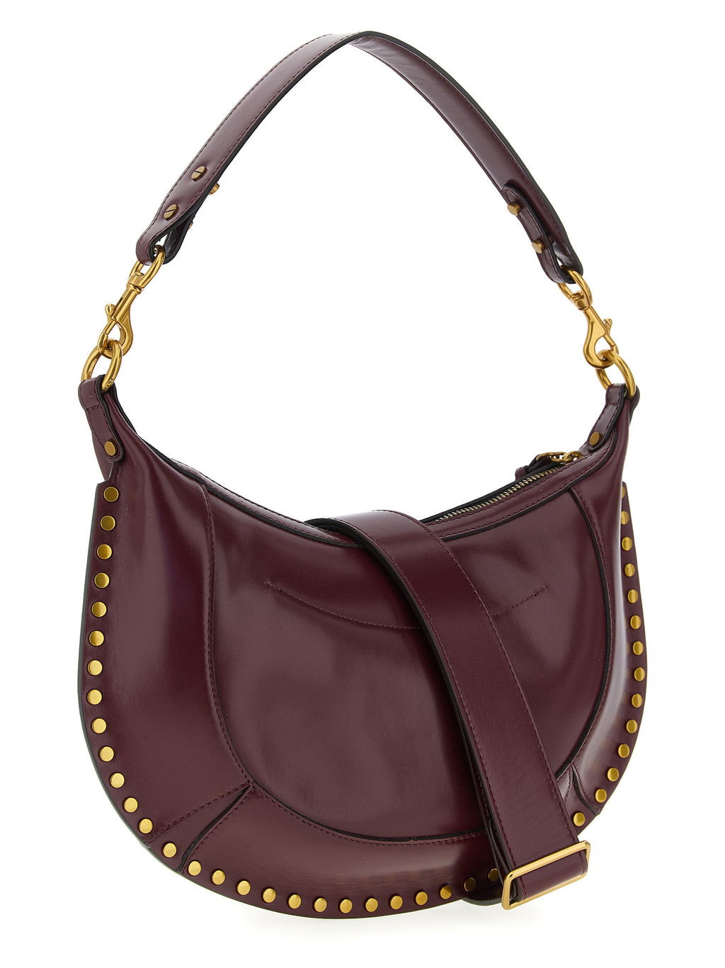 Bordeaux Calfskin Shoulder Bag