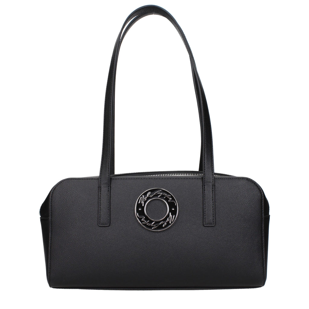 Black Leather Shoulder Bag