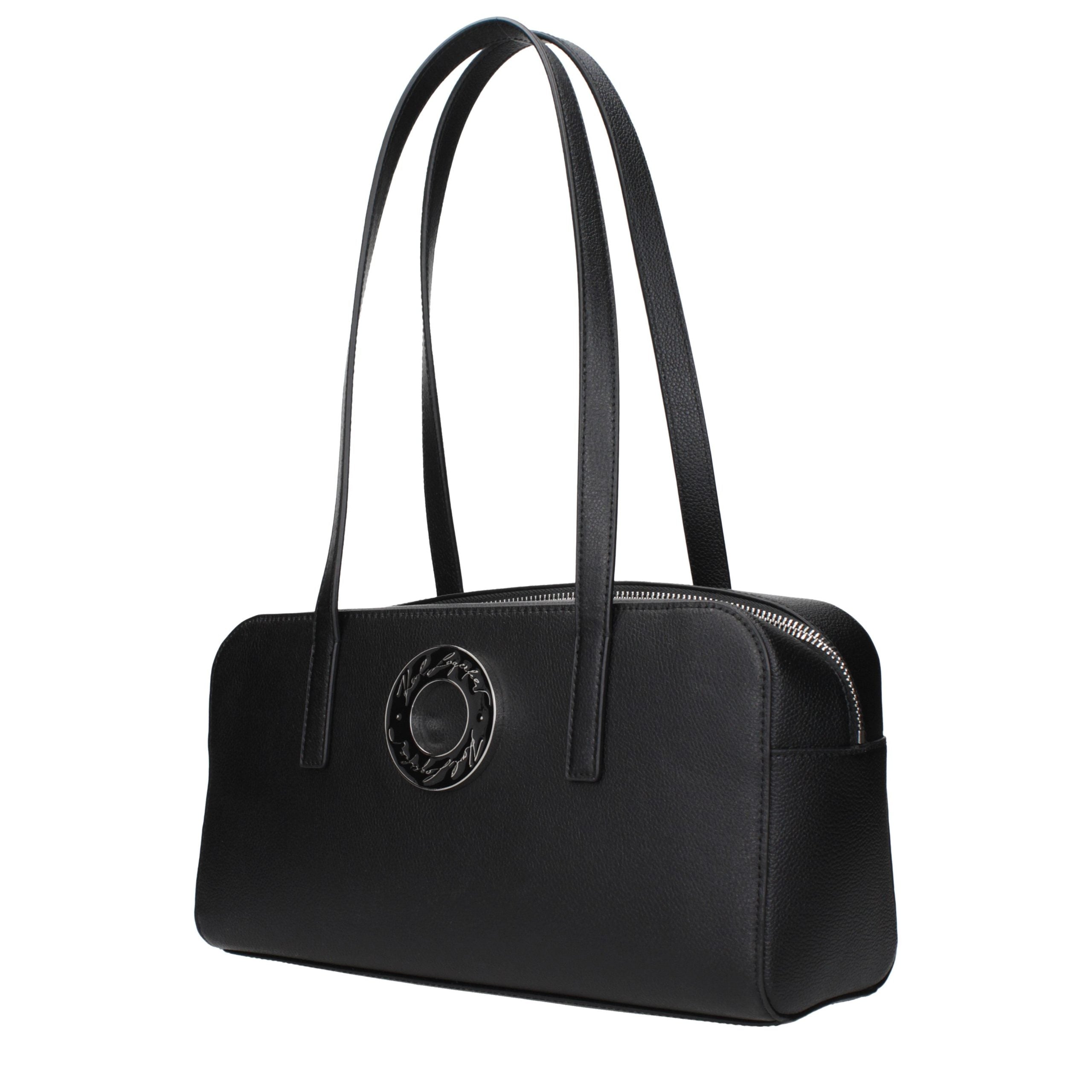 Black Leather Shoulder Bag