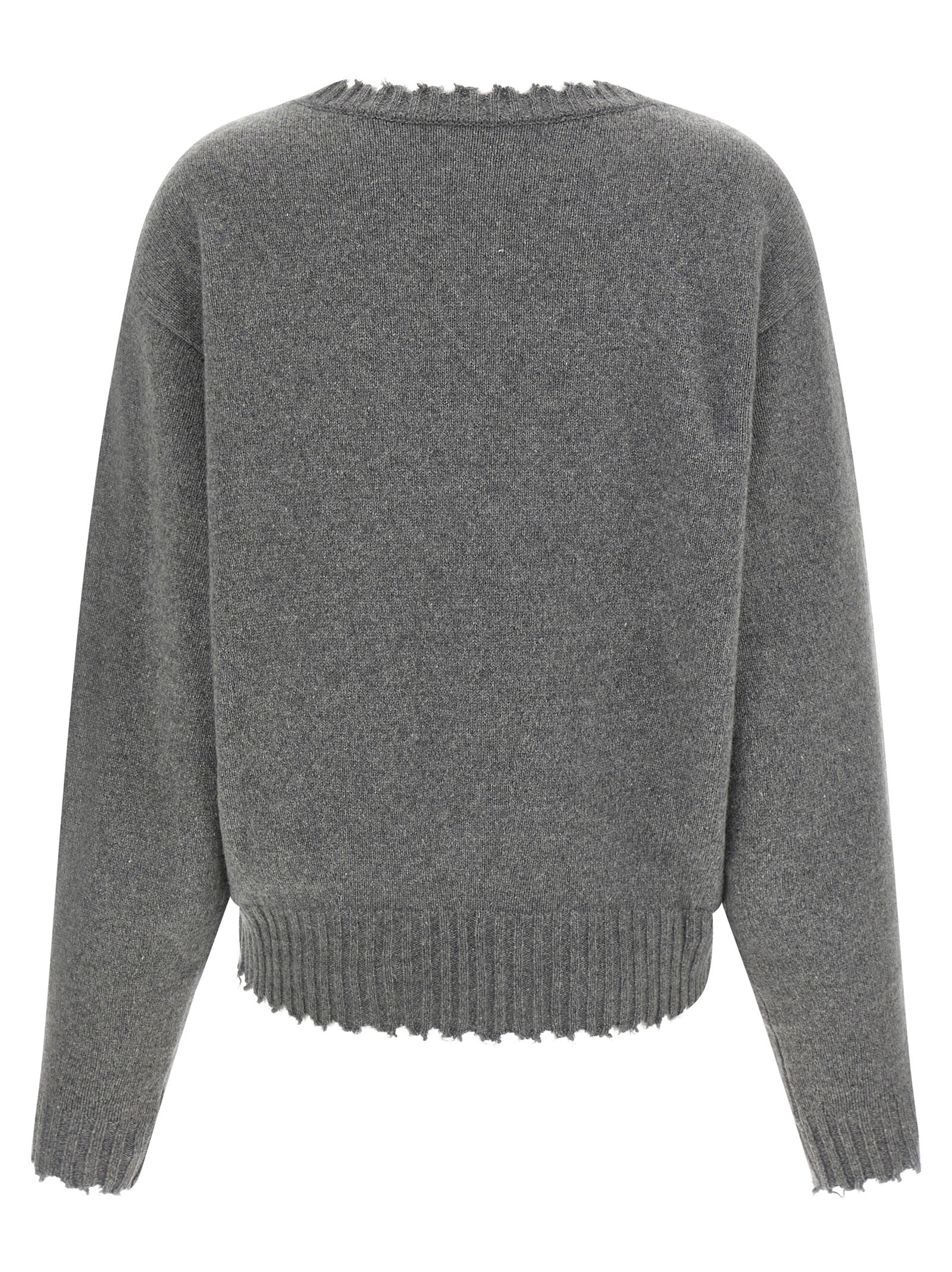 Gray Cashmere Cardigan