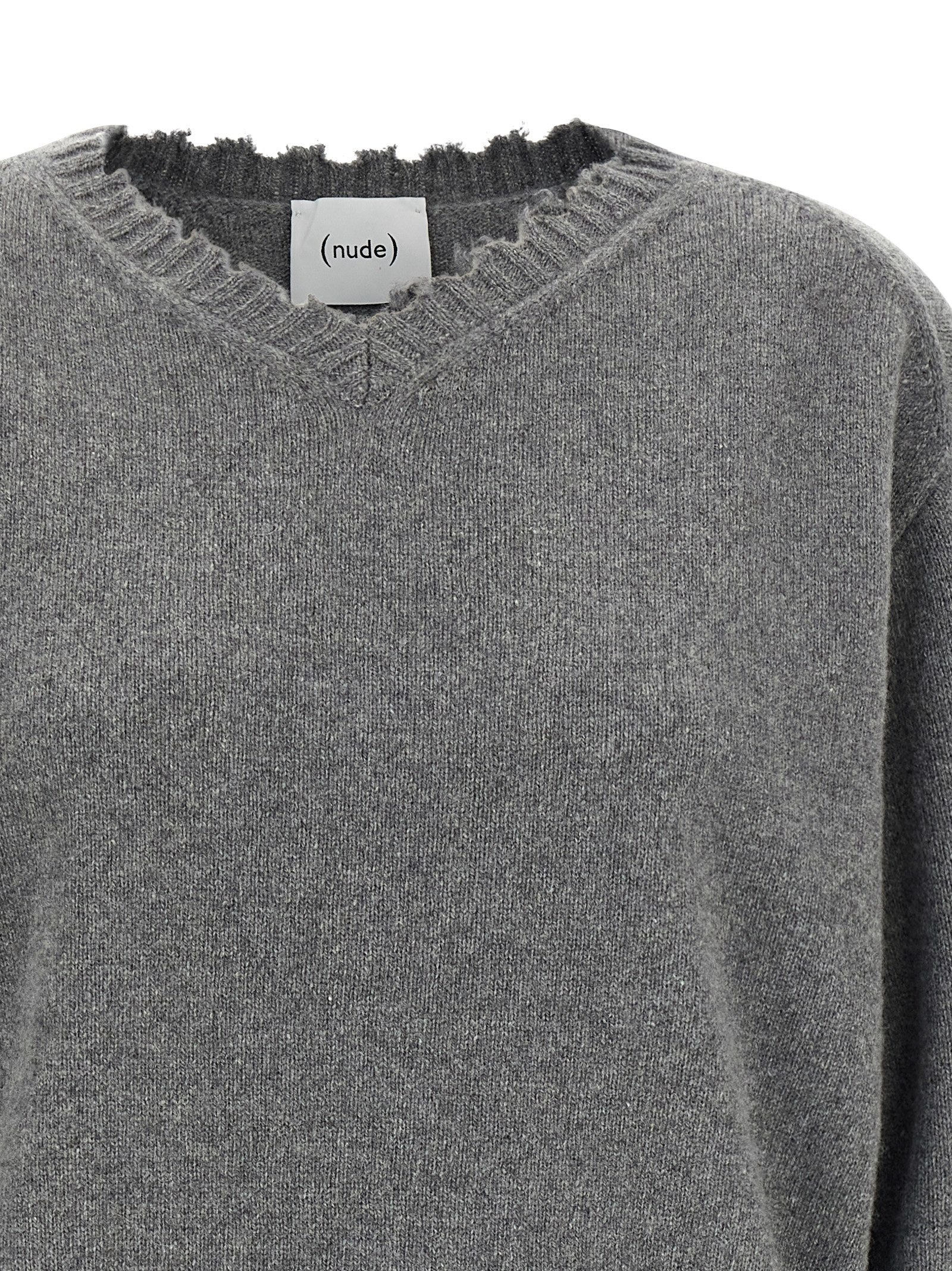 Gray Cashmere Cardigan