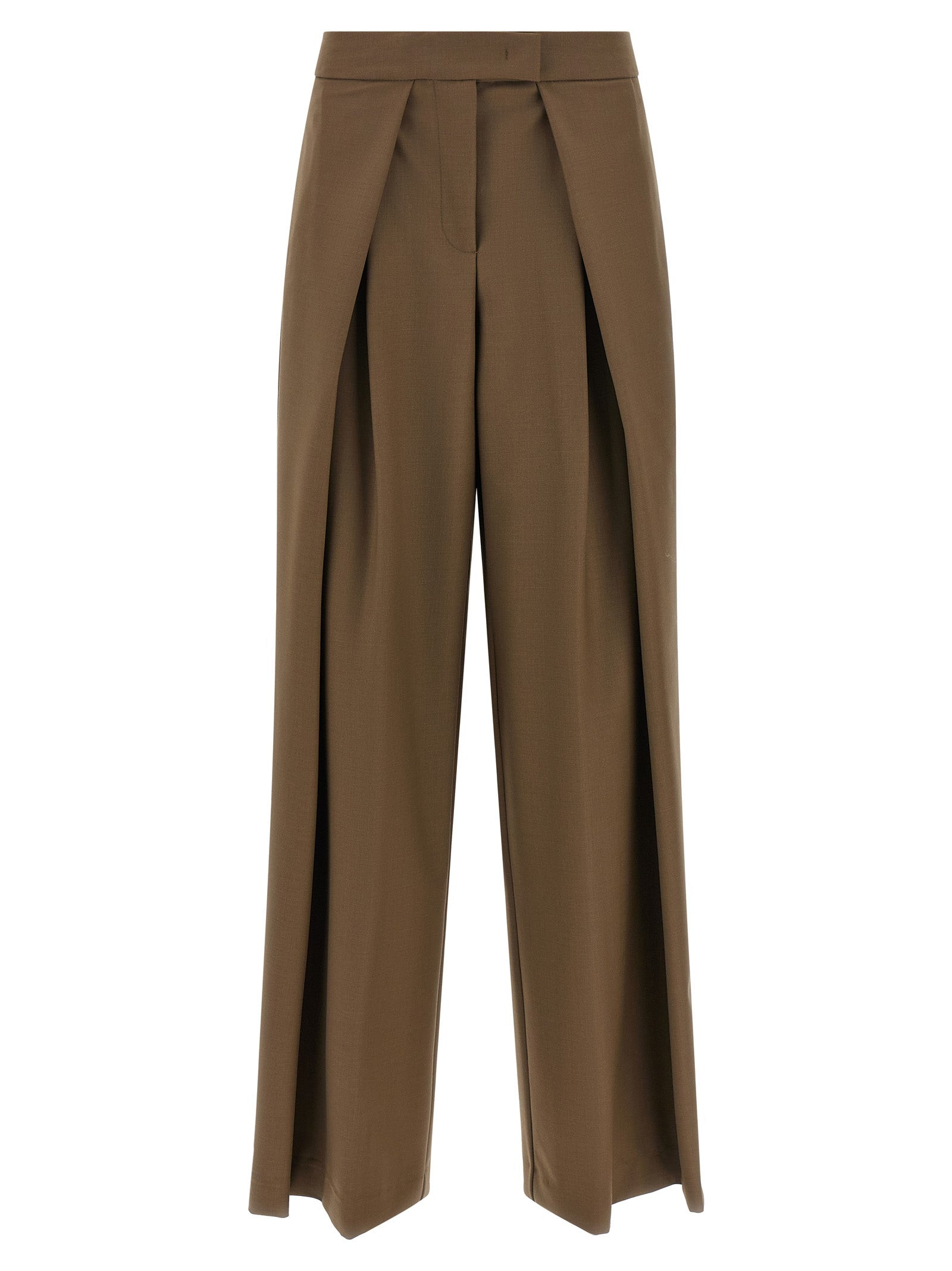 Brown Wool Pants