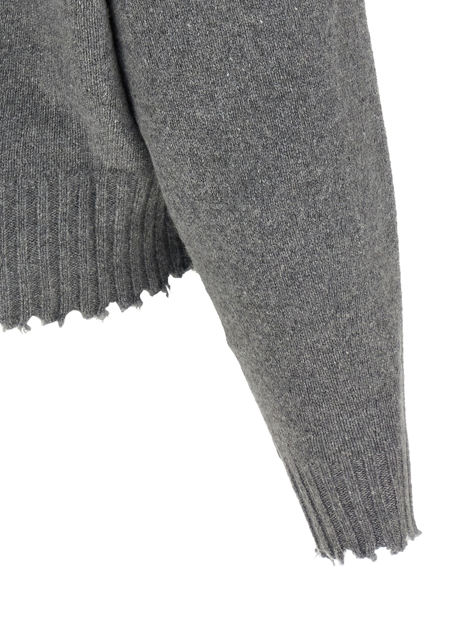 Gray Cashmere Cardigan