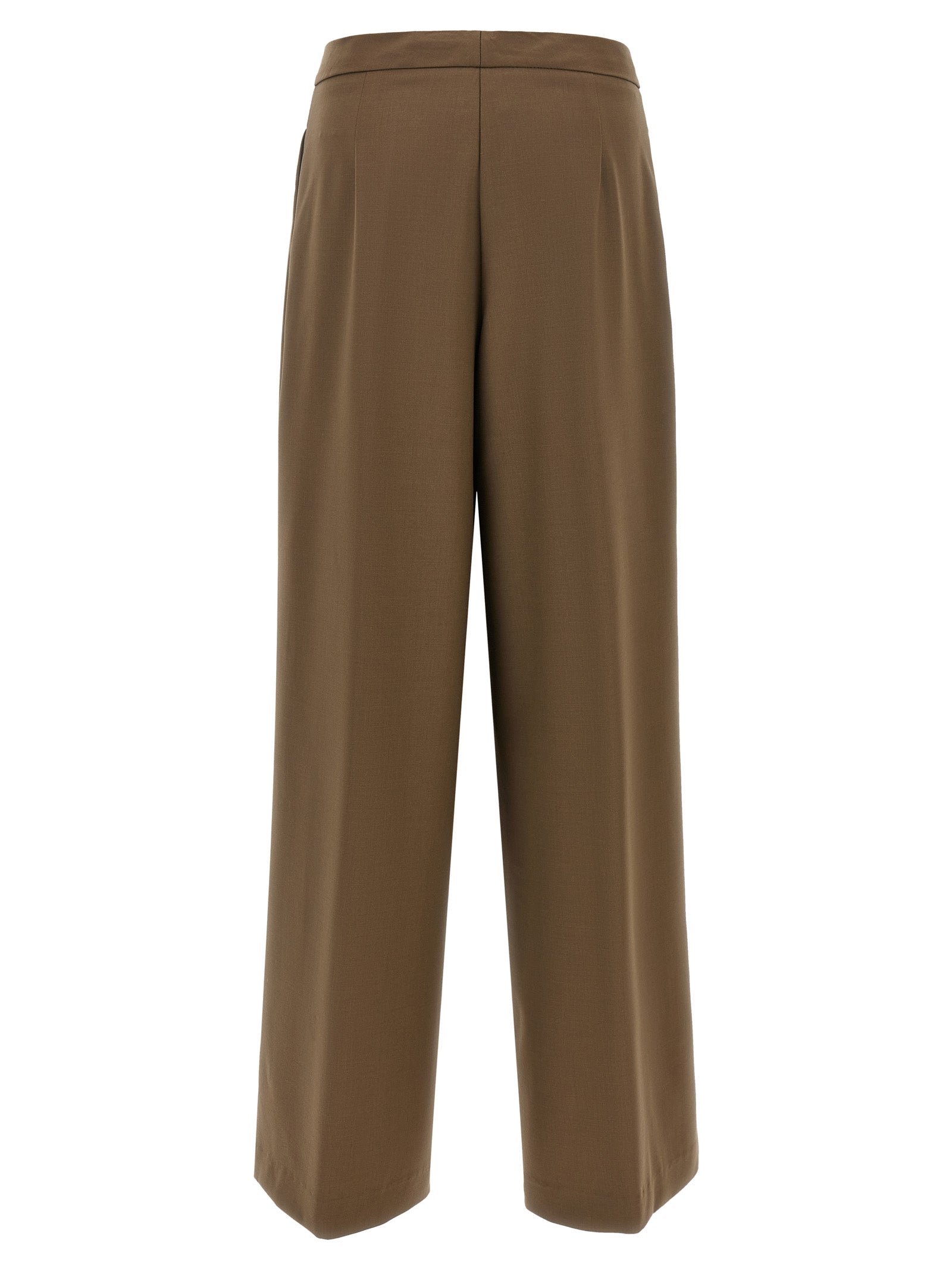Brown Wool Pants