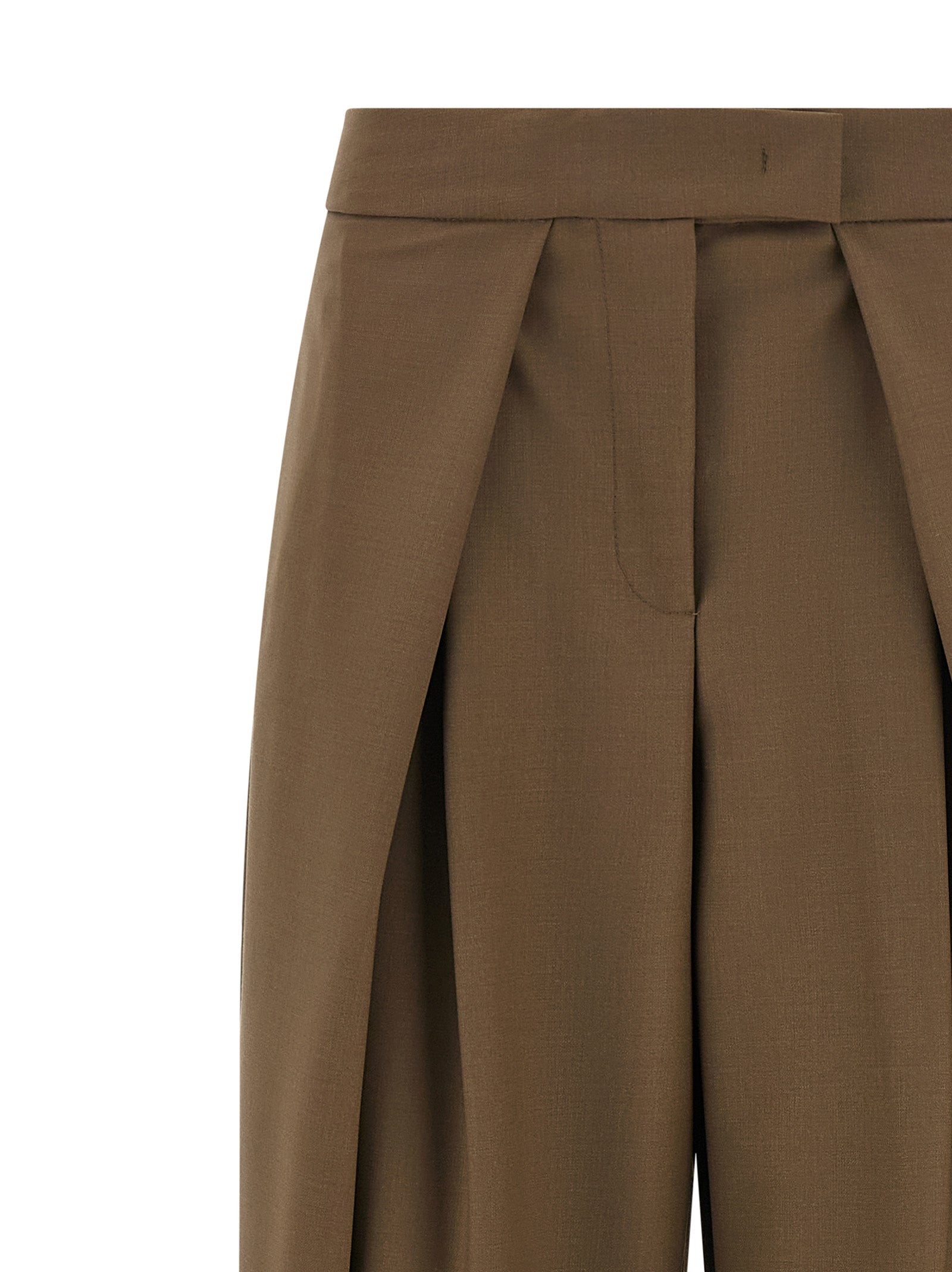 Brown Wool Pants