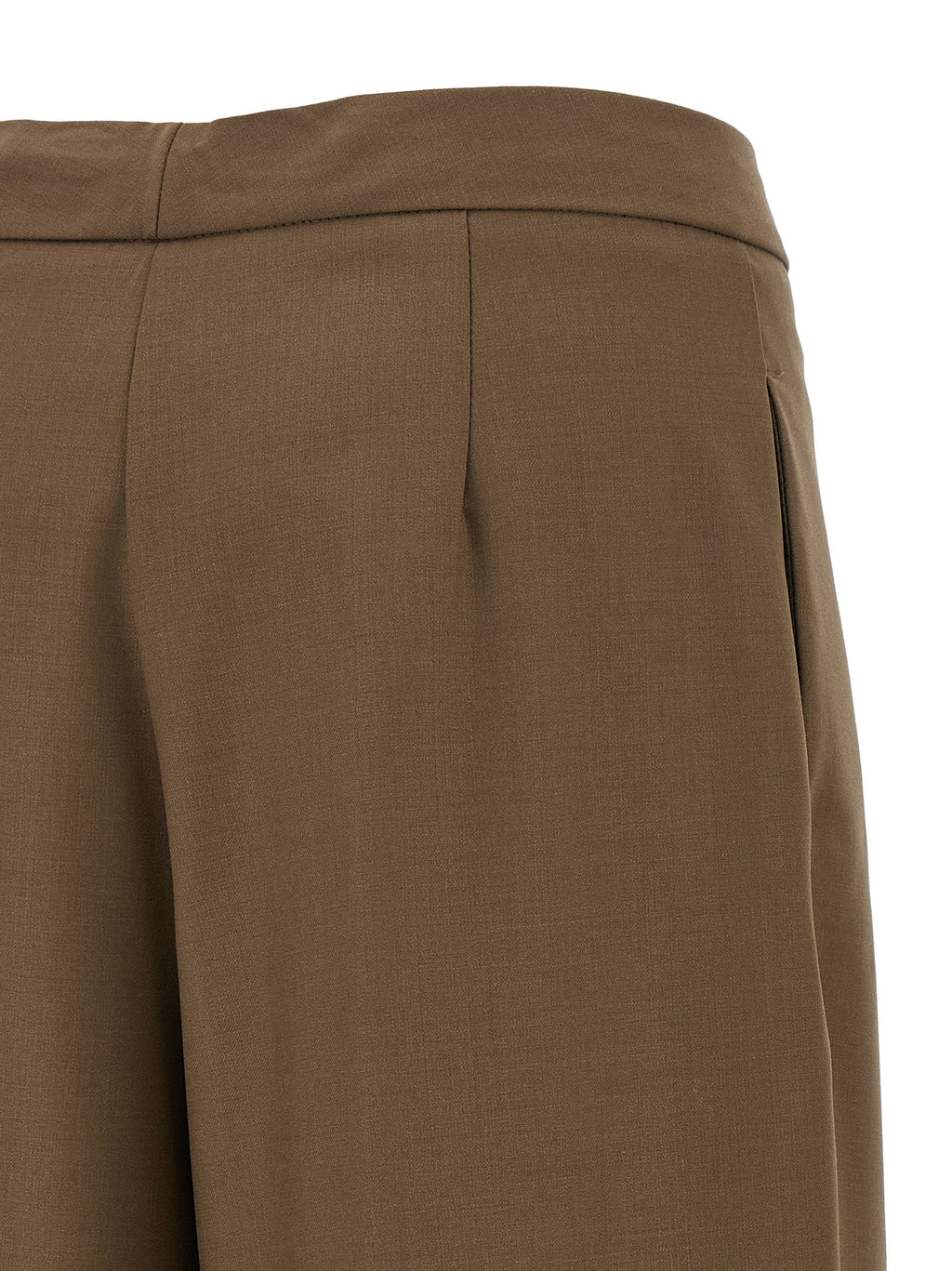 Brown Wool Pants