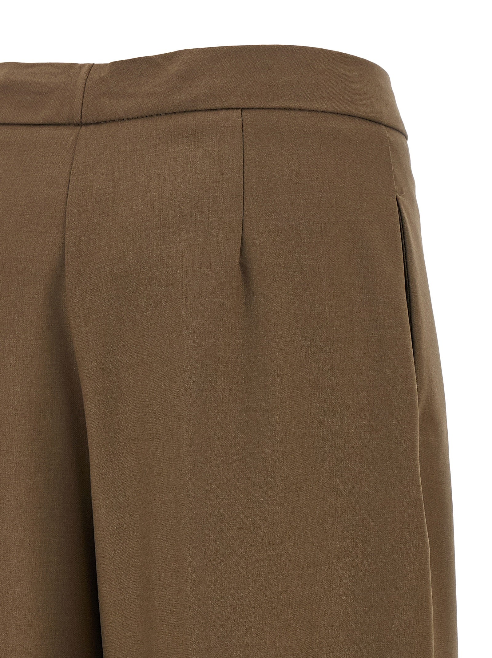 Brown Wool Pants