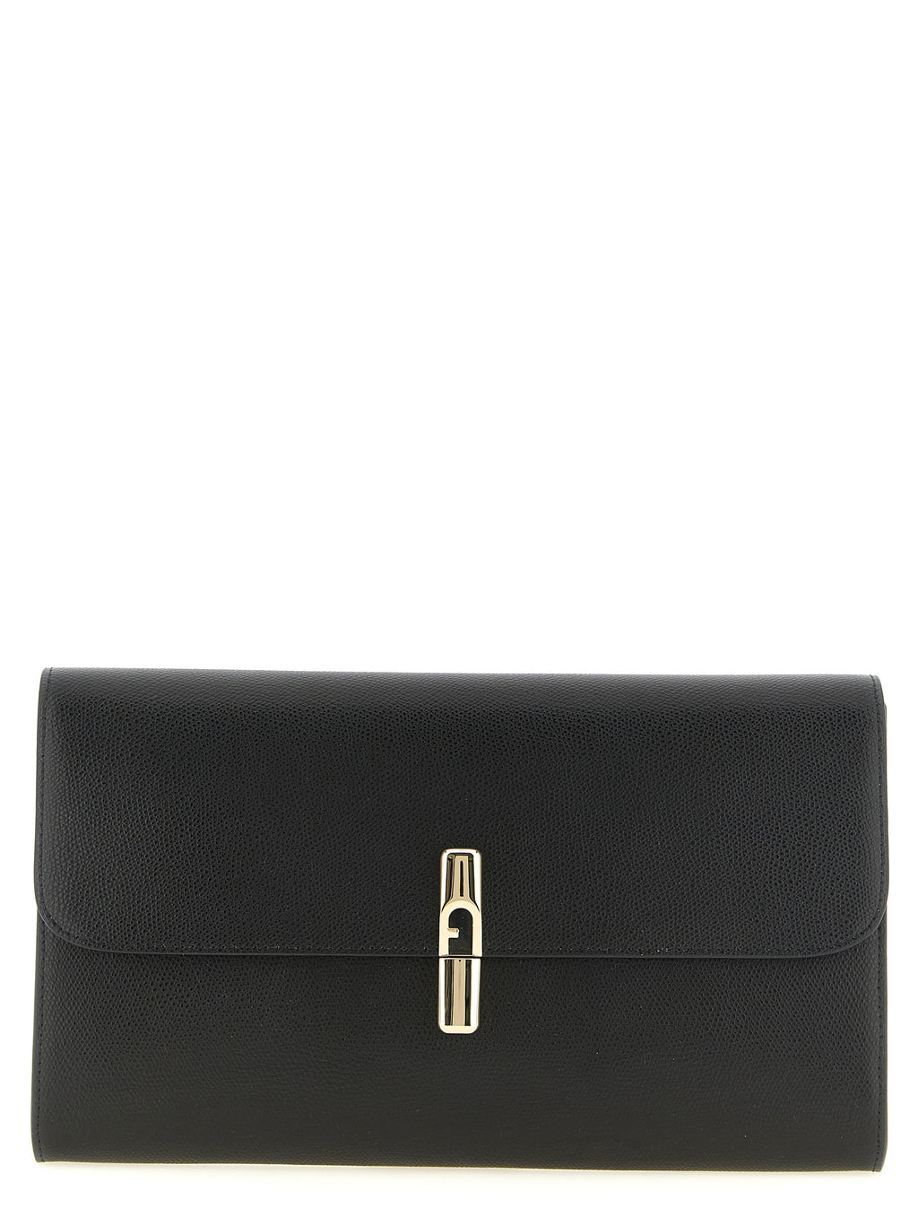 Black Calfskin Clutch Bag