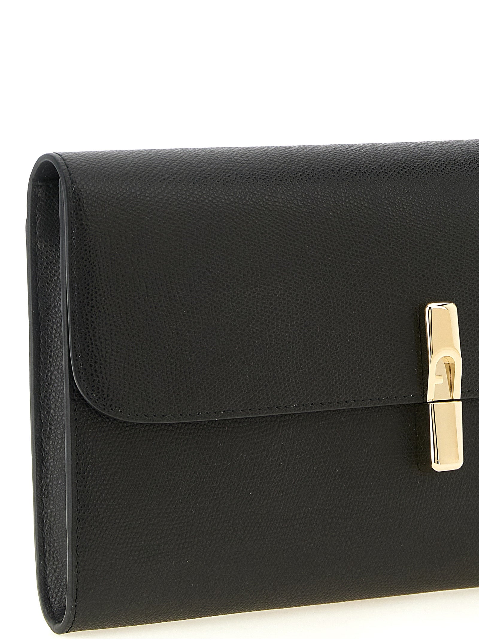 Black Calfskin Clutch Bag