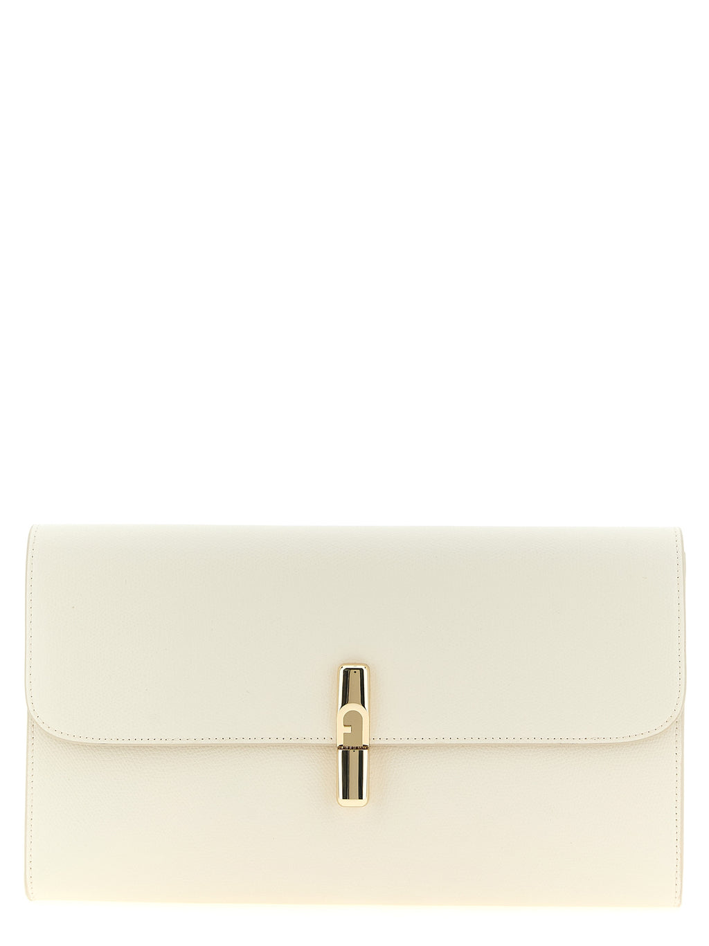 White Calfskin Clutch Bag