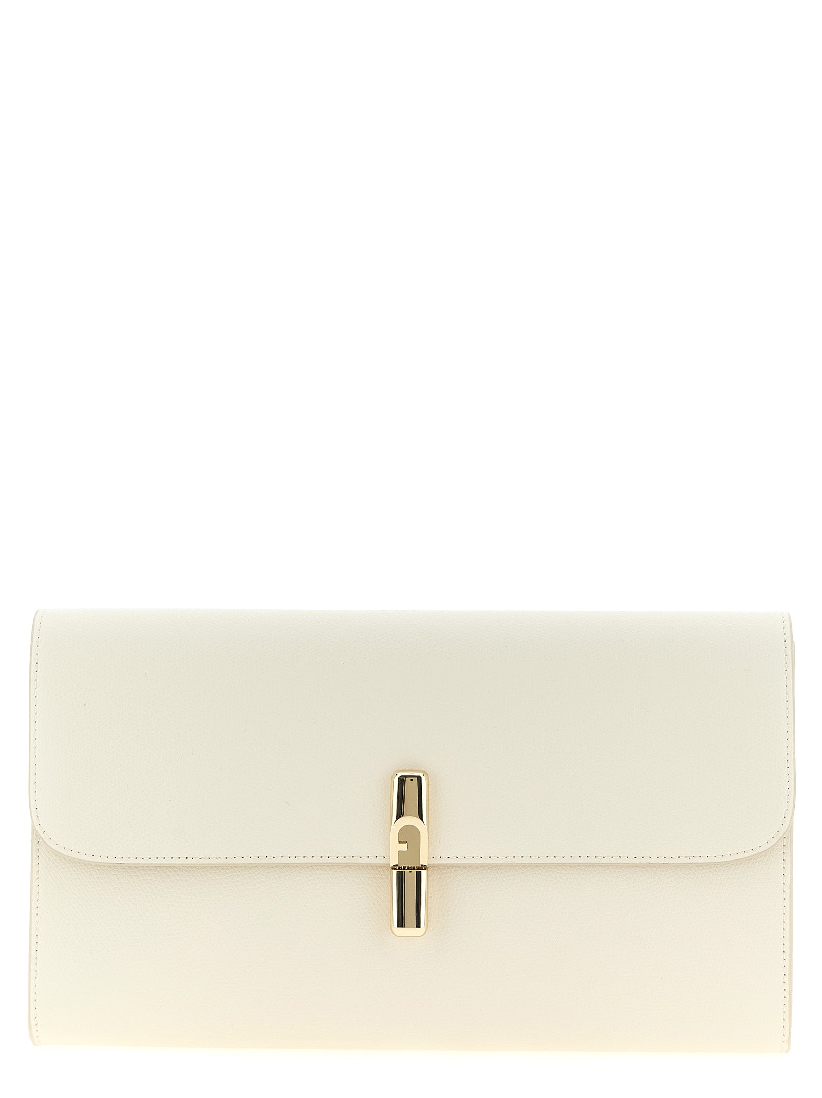 White Calfskin Clutch Bag