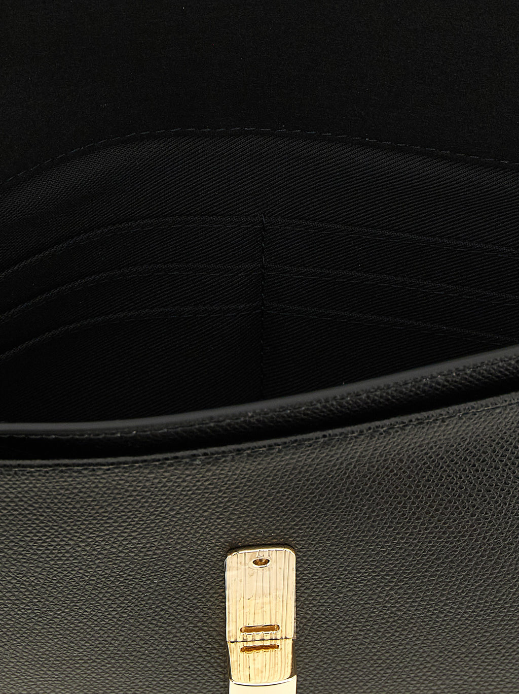 Black Calfskin Clutch Bag