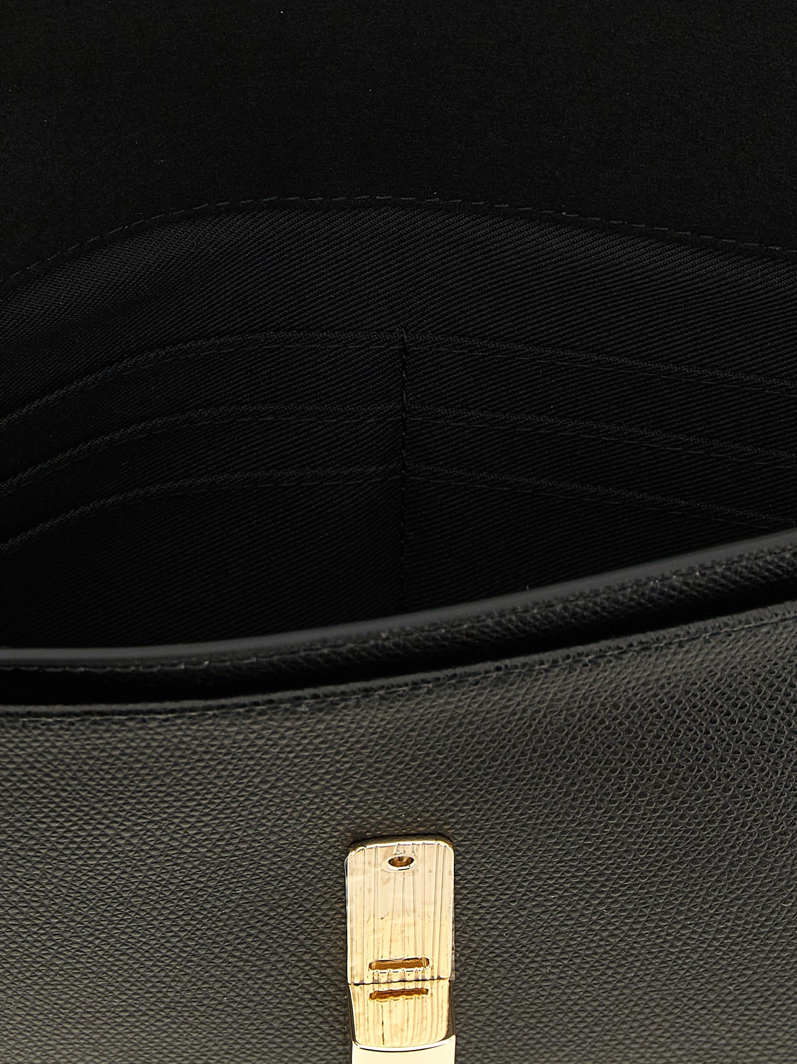 Black Calfskin Clutch Bag