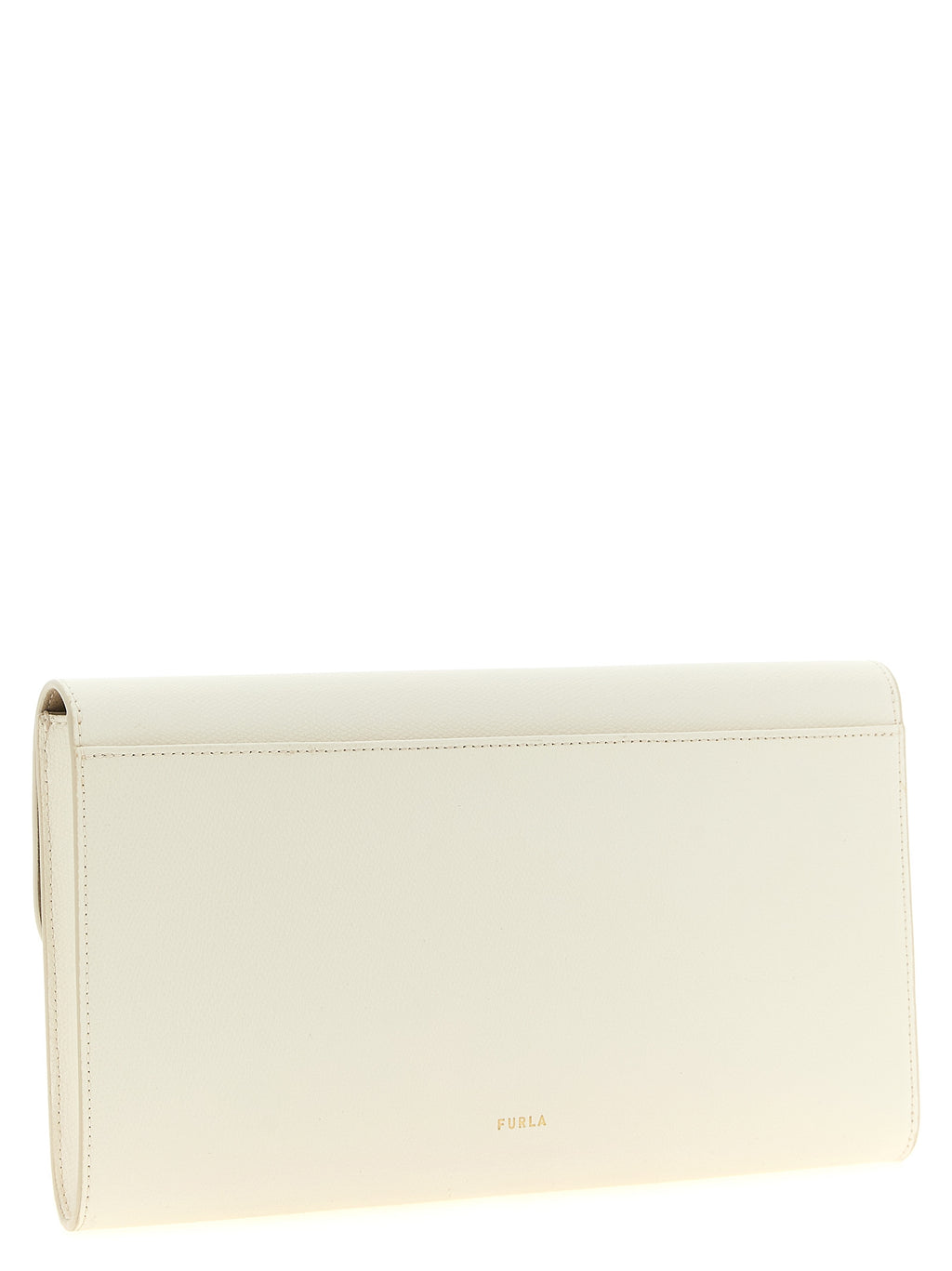 White Calfskin Clutch Bag