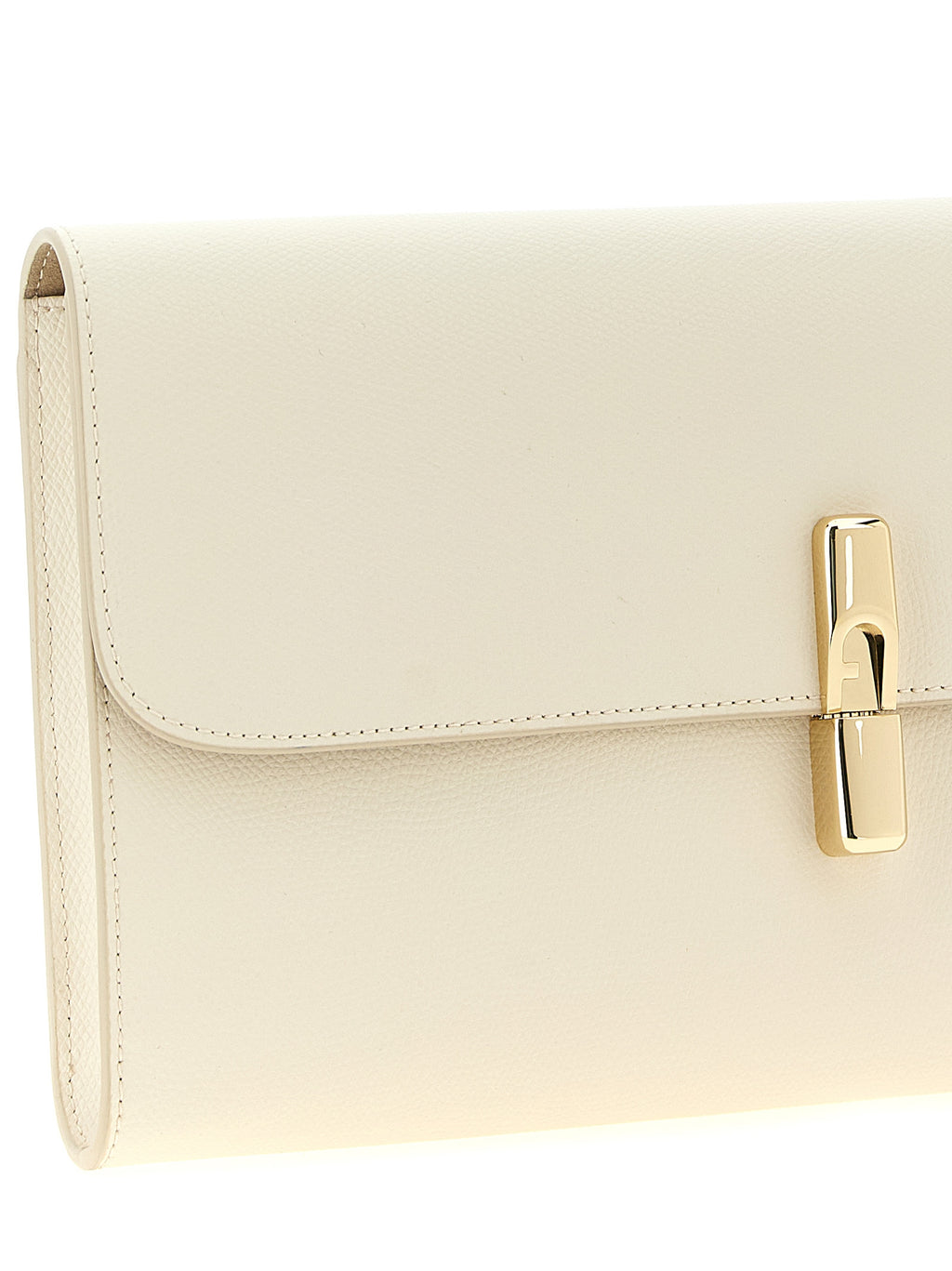 White Calfskin Clutch Bag