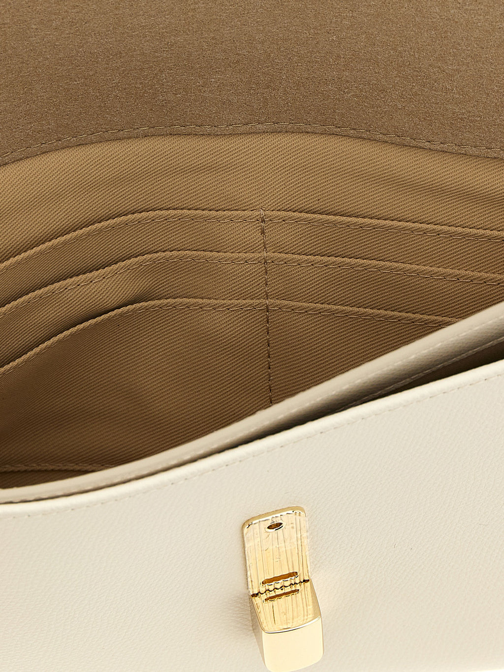 White Calfskin Clutch Bag