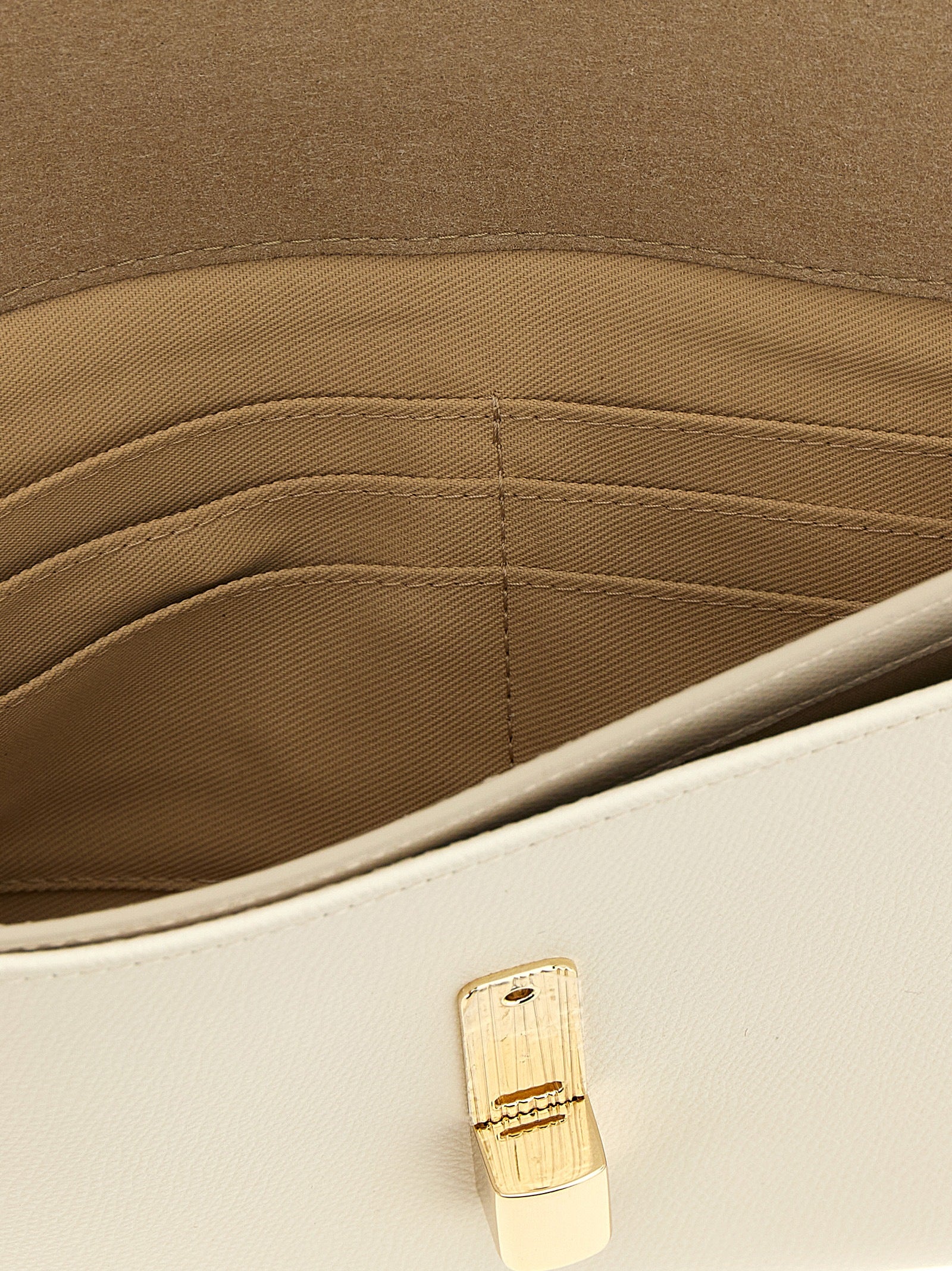 White Calfskin Clutch Bag