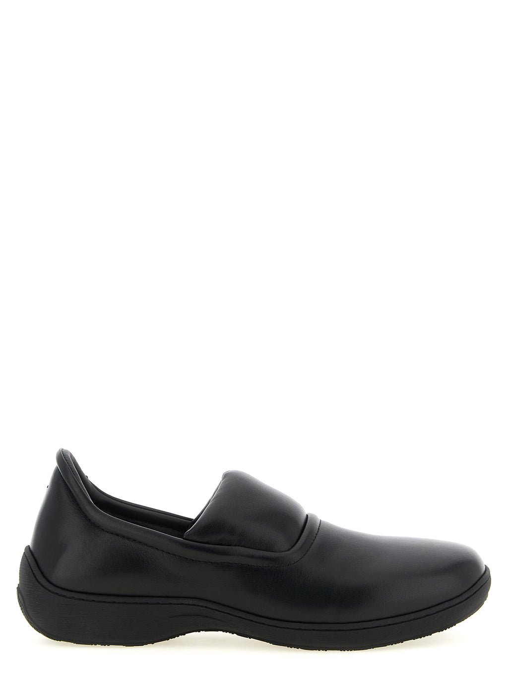 Black Calfskin Slip-On Loafers