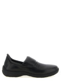 Black Calfskin Slip-On Loafers