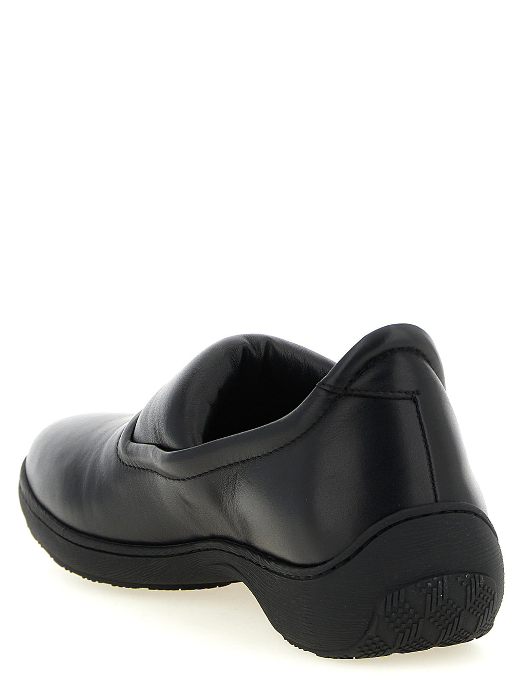 Black Calfskin Slip-On Loafers