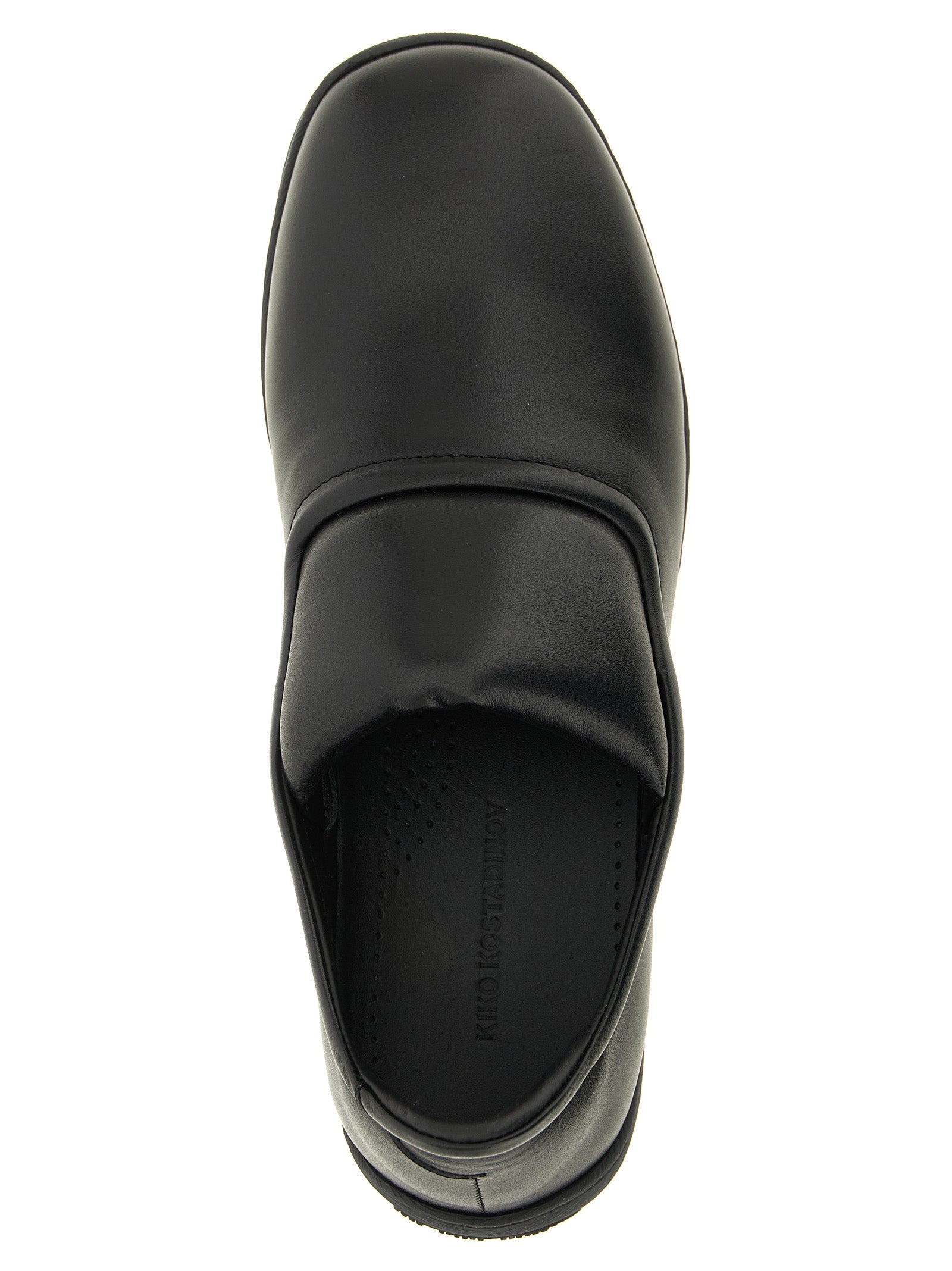 Black Calfskin Slip-On Loafers