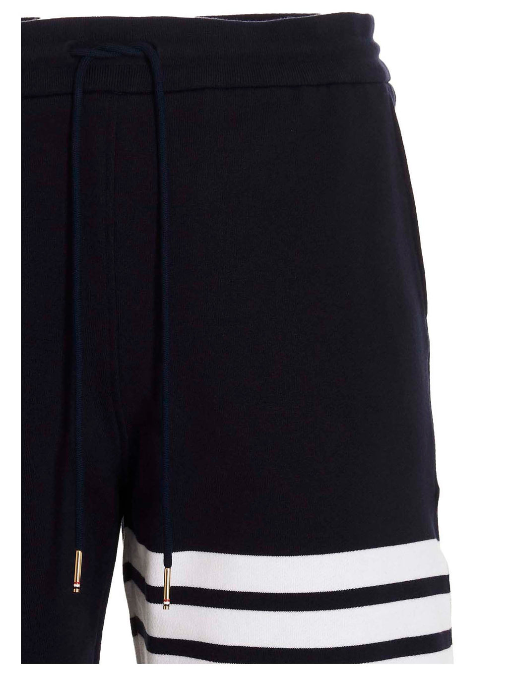 Blue Cotton Bermuda Shorts