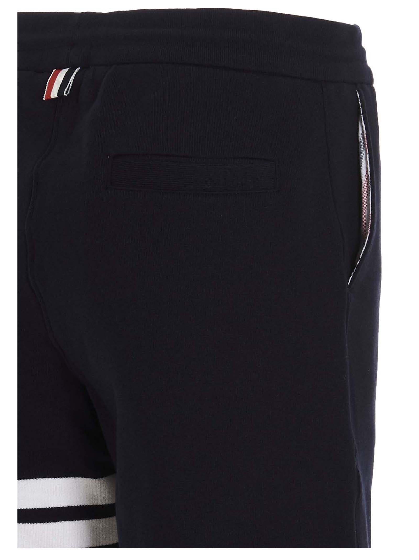 Blue Cotton Bermuda Shorts