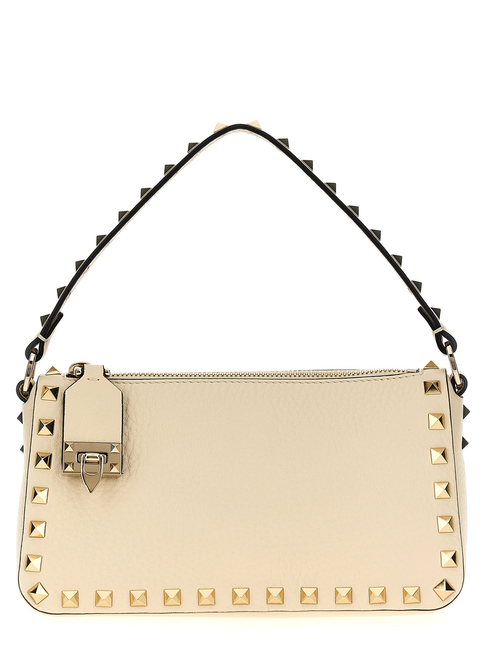 White Calfskin Shoulder Bag