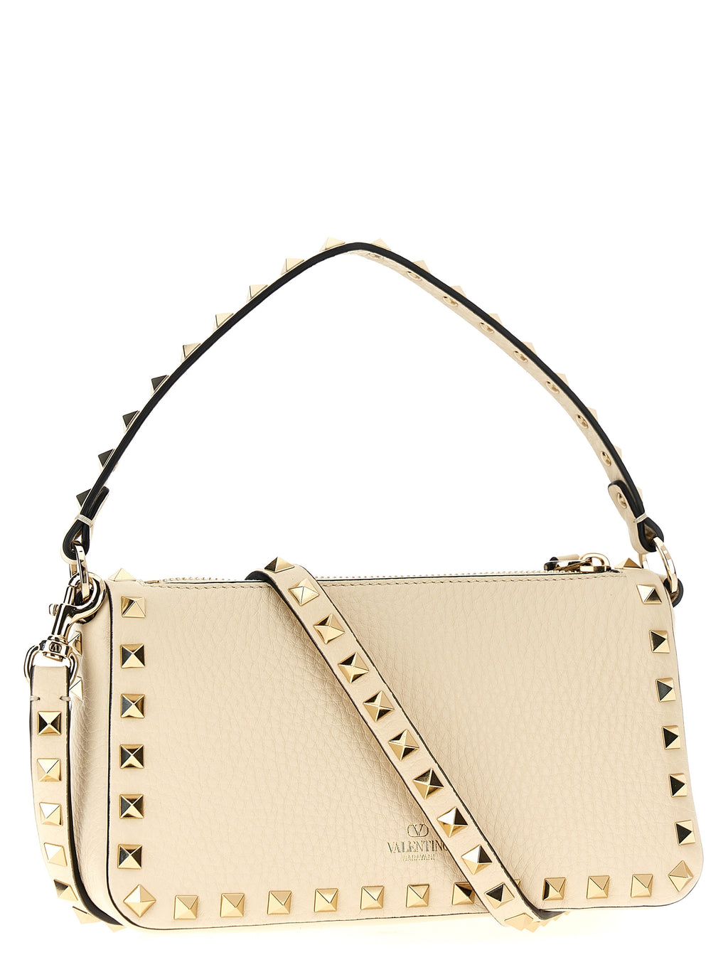 White Calfskin Shoulder Bag