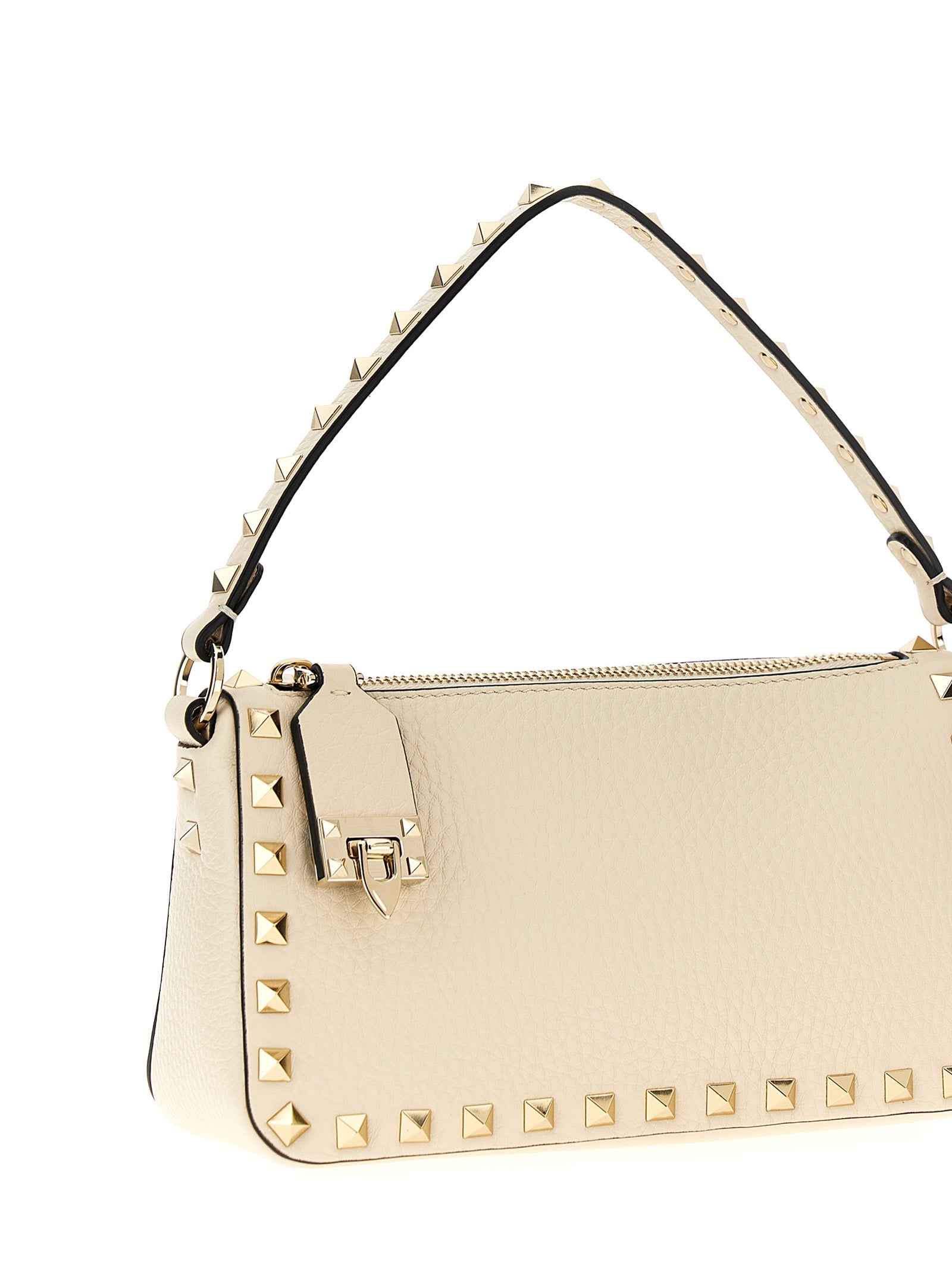 White Calfskin Shoulder Bag