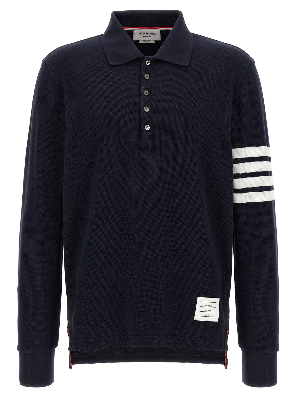 Blue Cotton Polo Shirt
