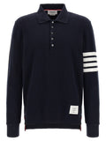 Blue Cotton Polo Shirt