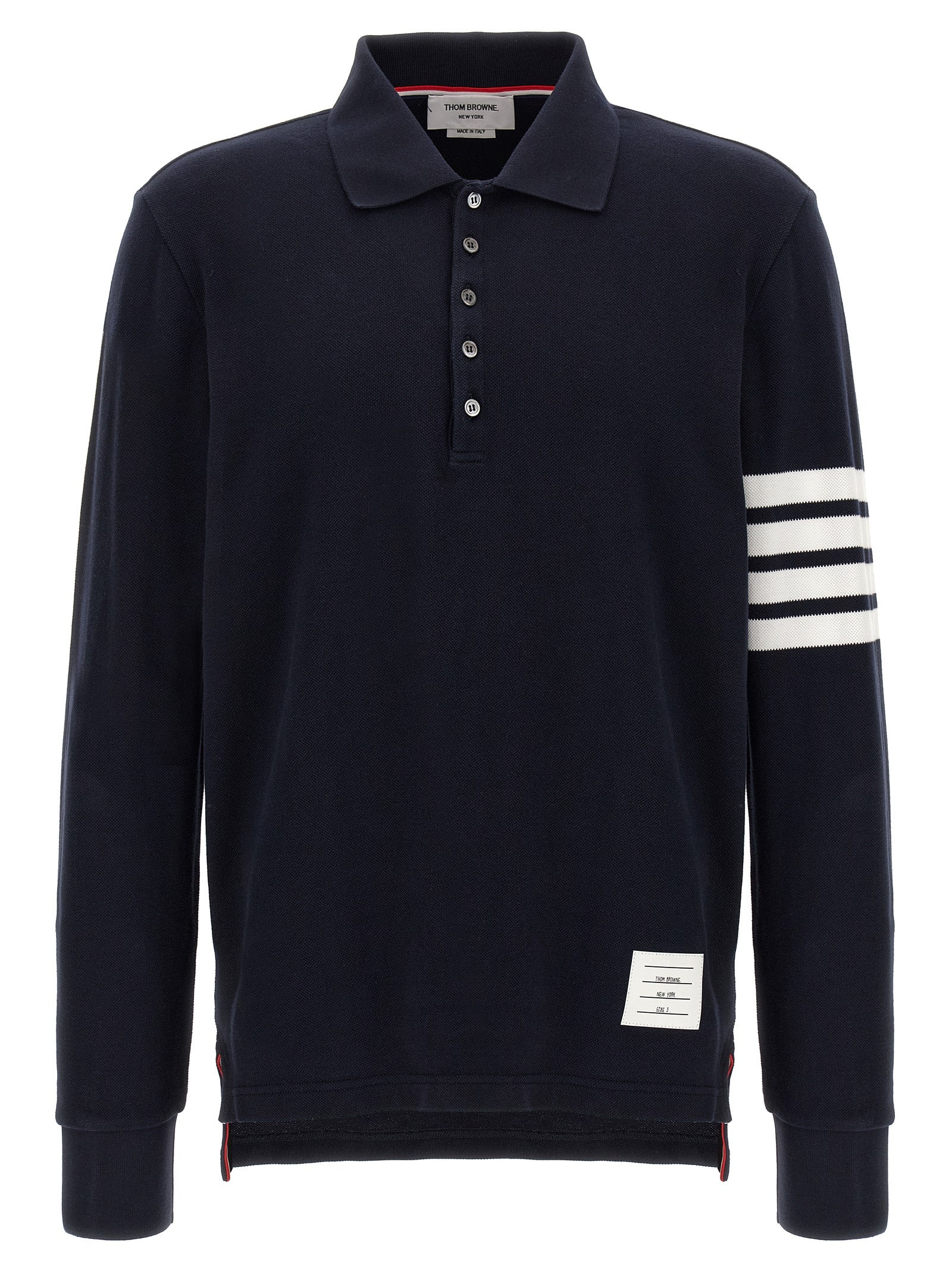Blue Cotton Polo Shirt