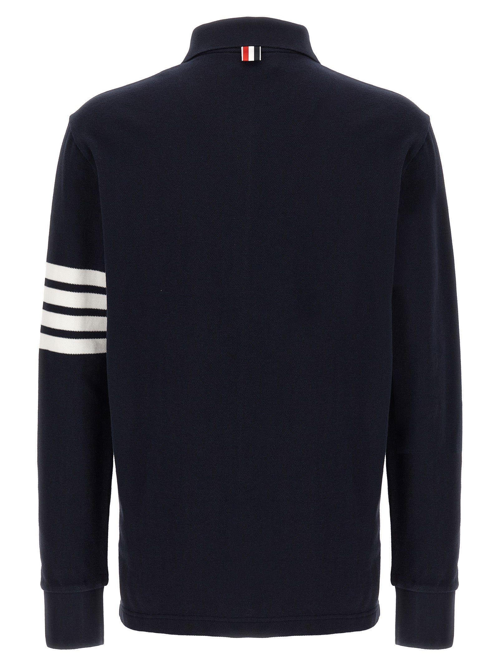 Blue Cotton Polo Shirt