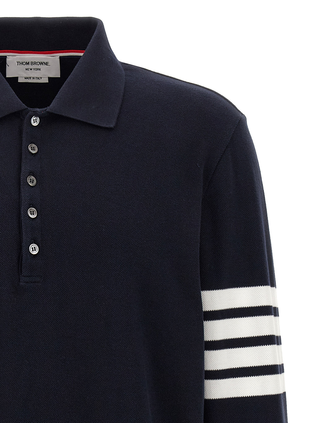 Blue Cotton Polo Shirt