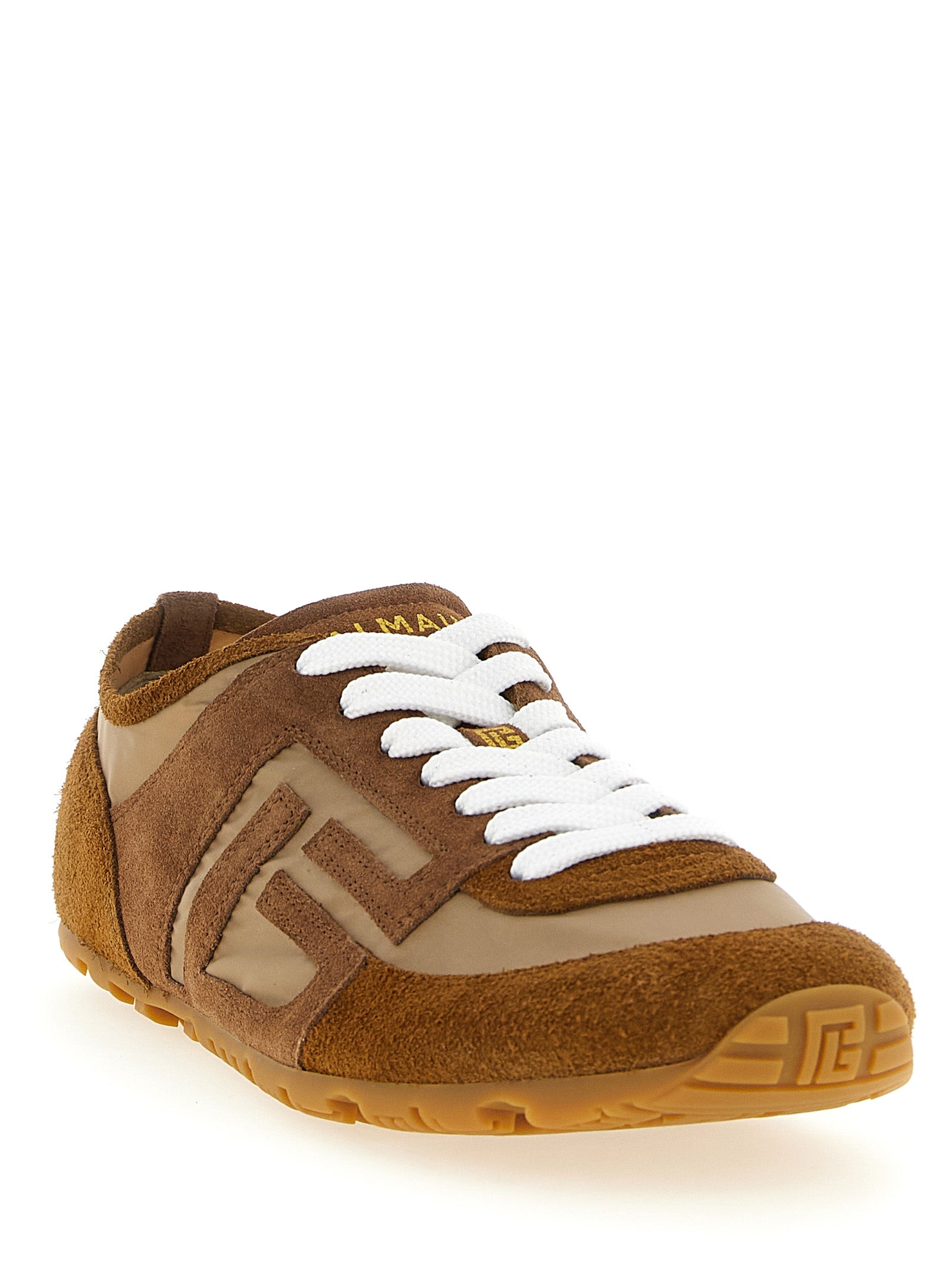 Brown Calfskin Sneakers