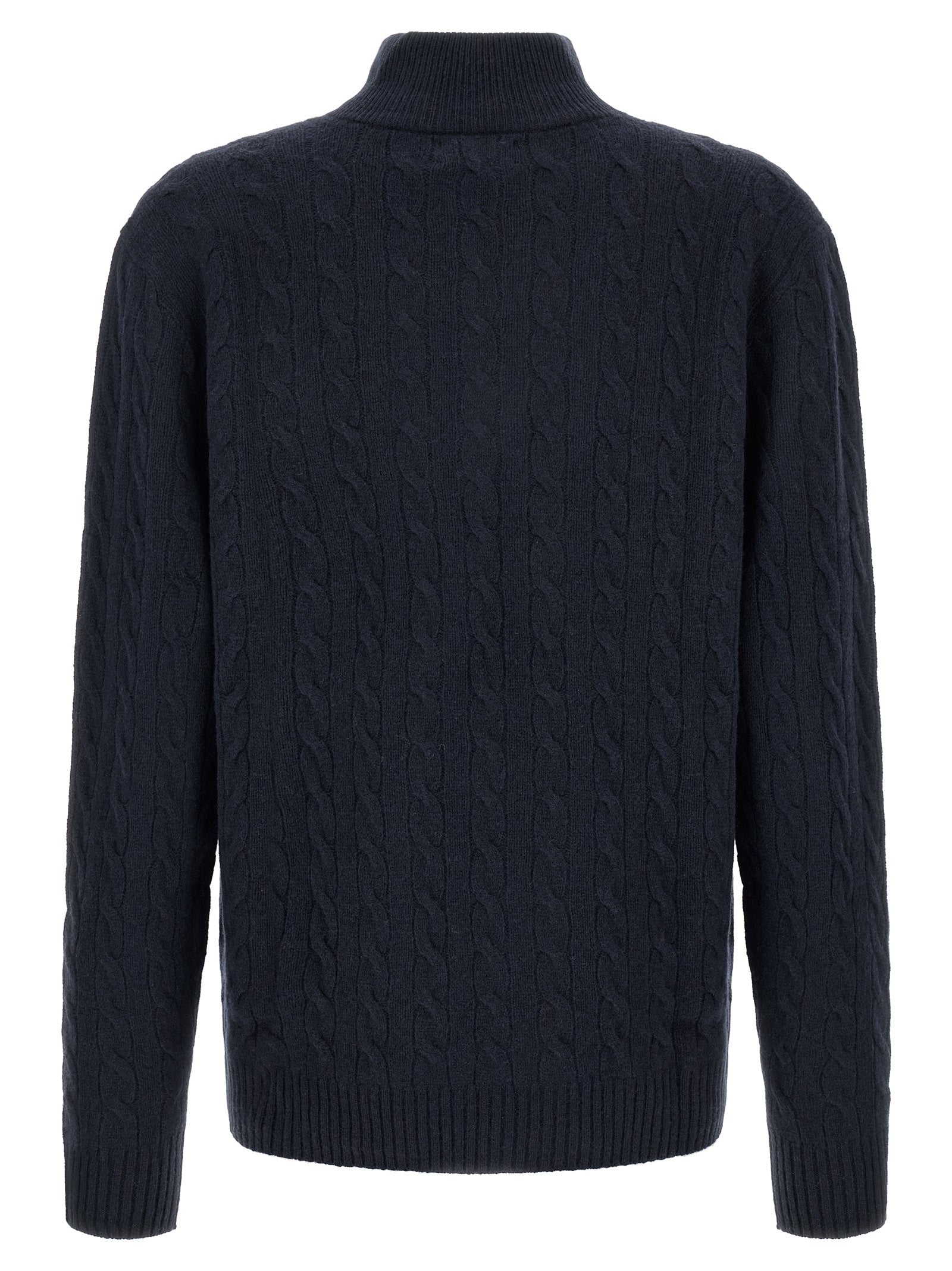 Blue Wool Cardigan