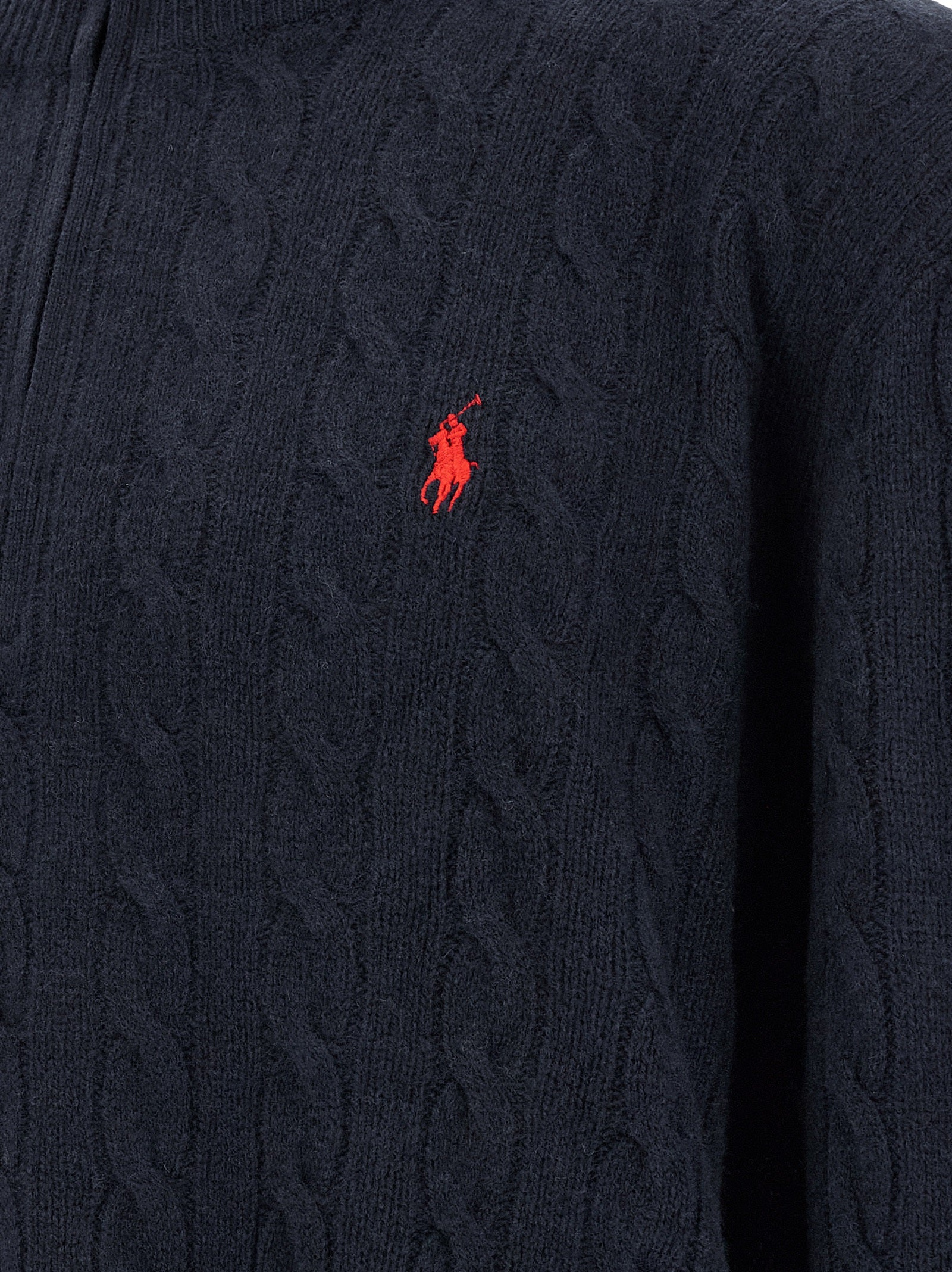 Blue Wool Cardigan