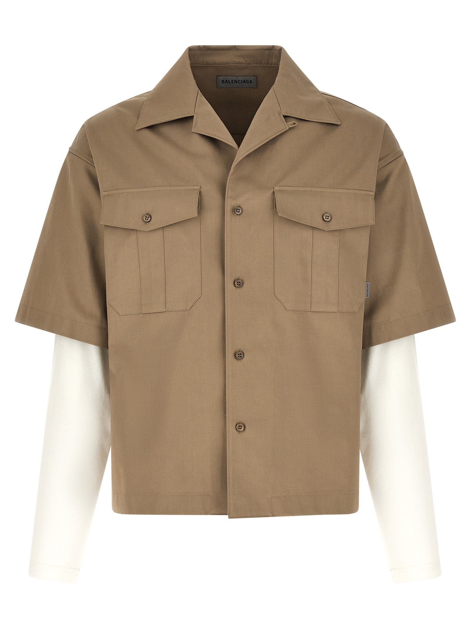 Beige Cotton Blouse