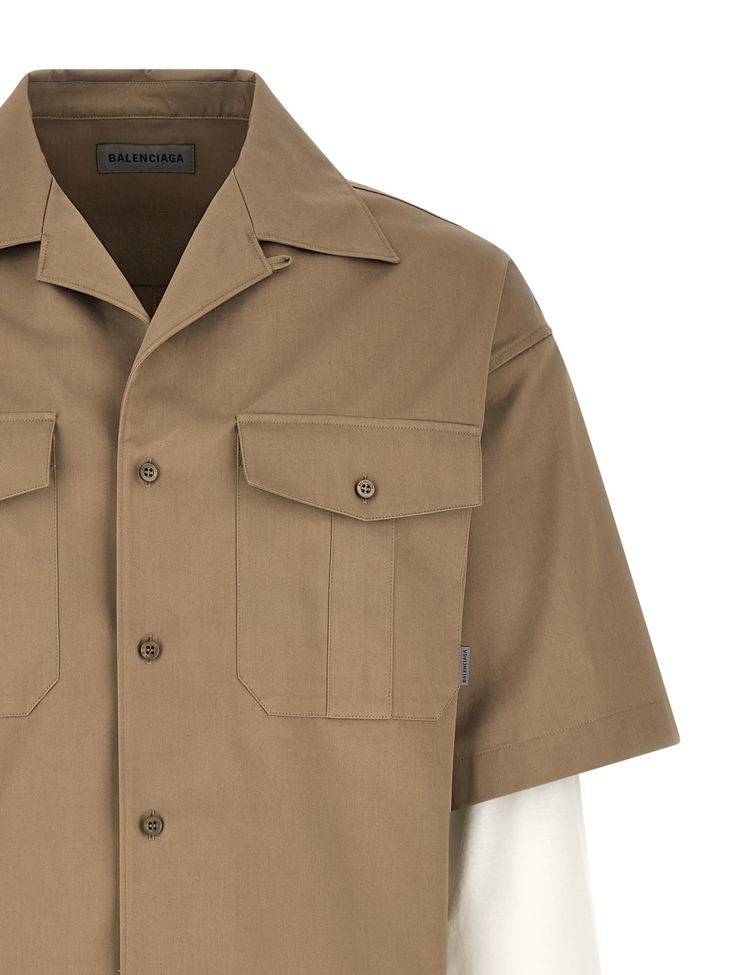 Beige Cotton Blouse