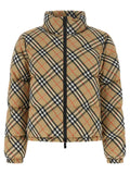Beige Polyester Full-Length Jacket