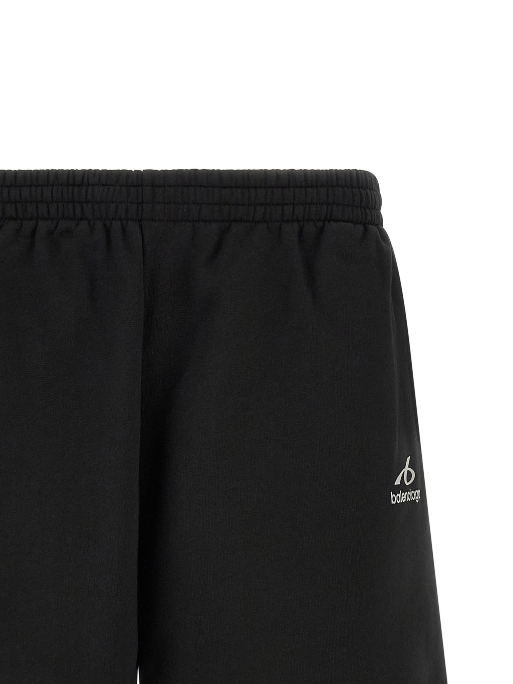Black Cotton Bermuda Shorts