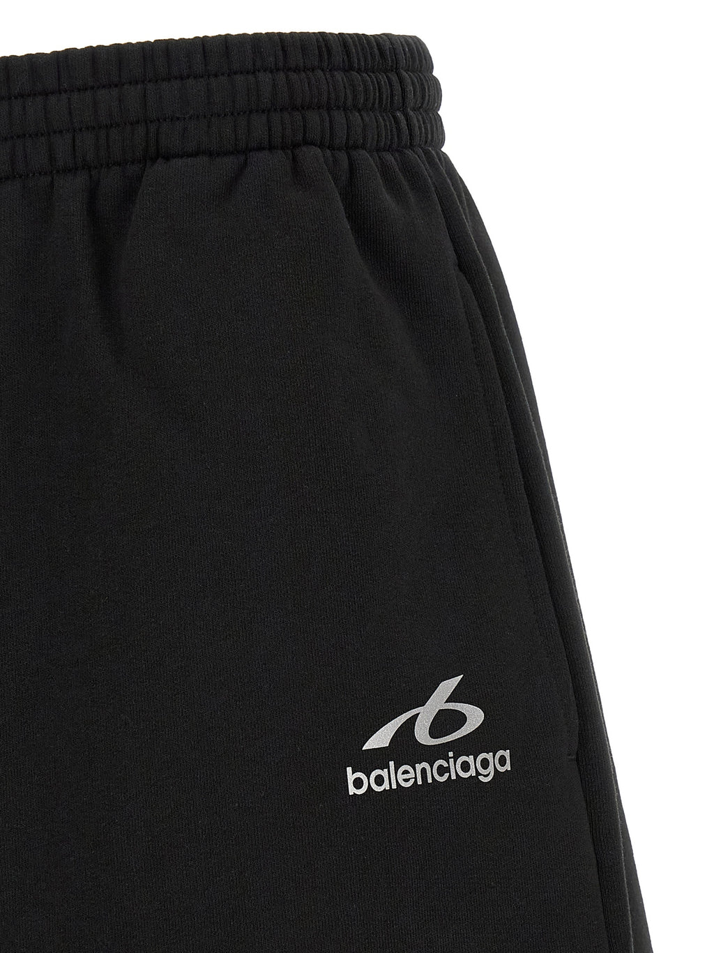 Black Cotton Bermuda Shorts