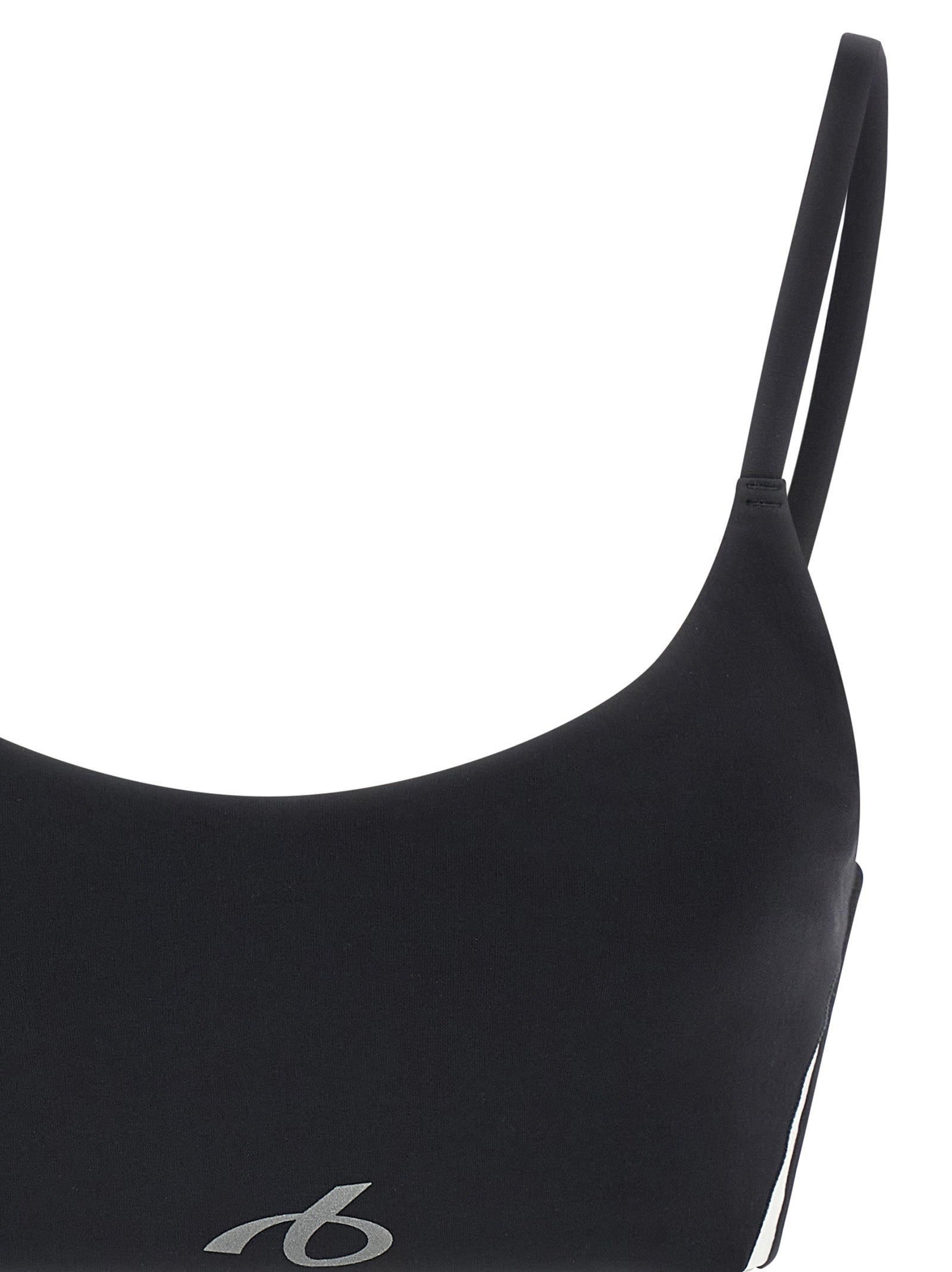 Black Polyamide Sport Bra