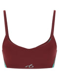 Bordeaux Polyamide Sport Bra