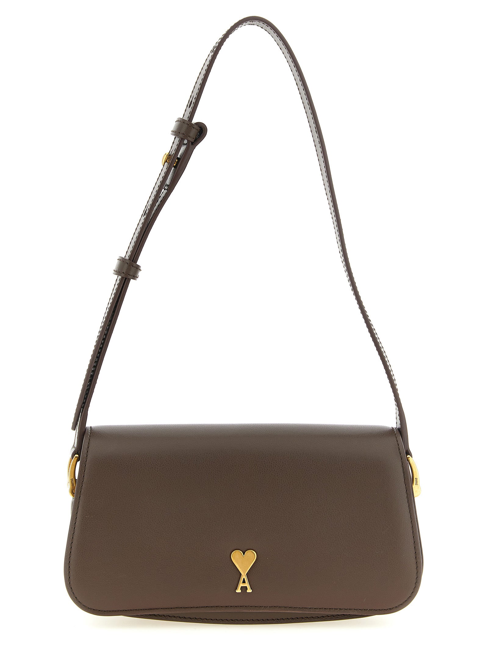 Brown Cowhide Shoulder Bag