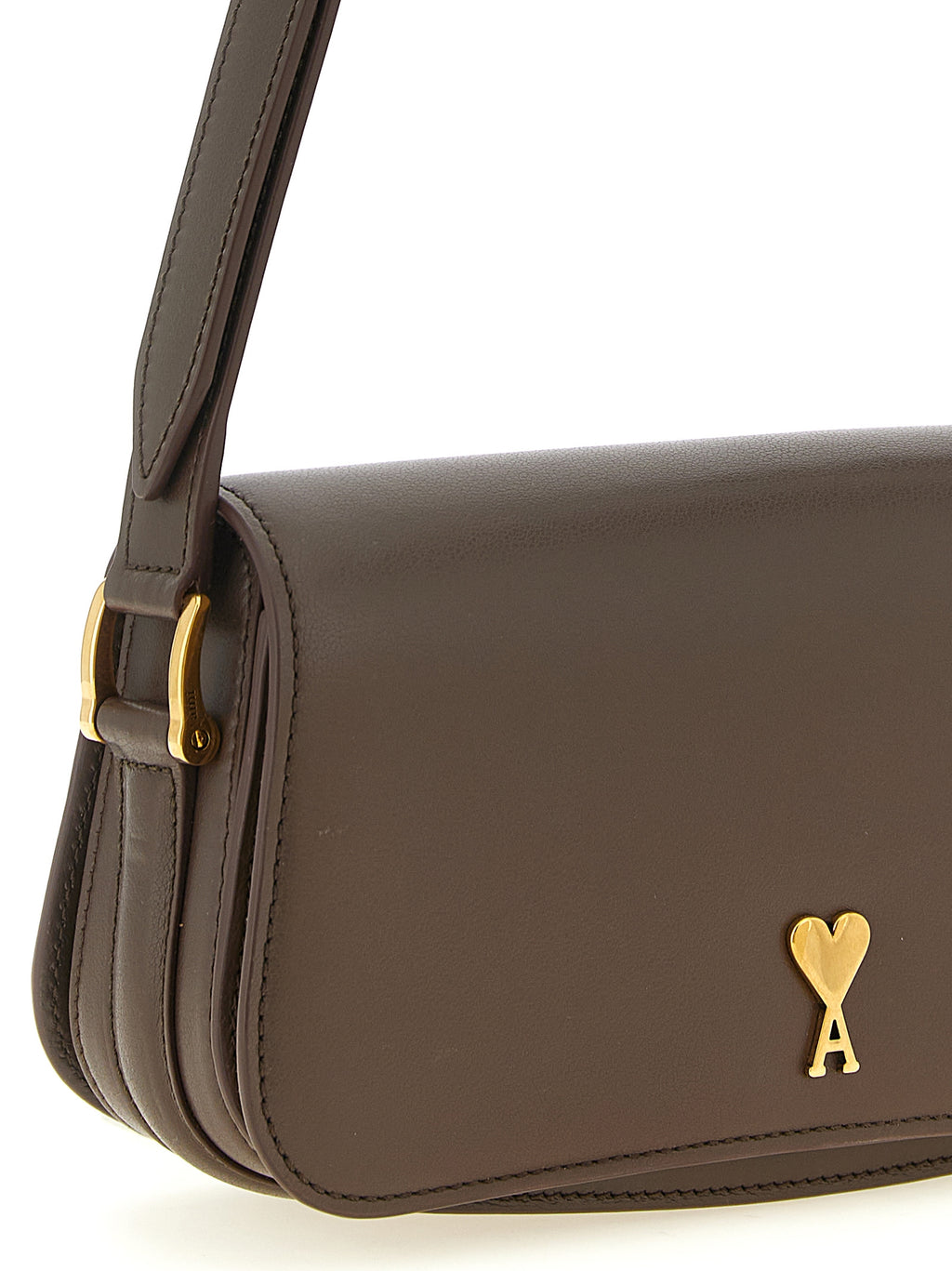 Brown Cowhide Shoulder Bag