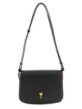 Black Cowhide Crossbody Bag