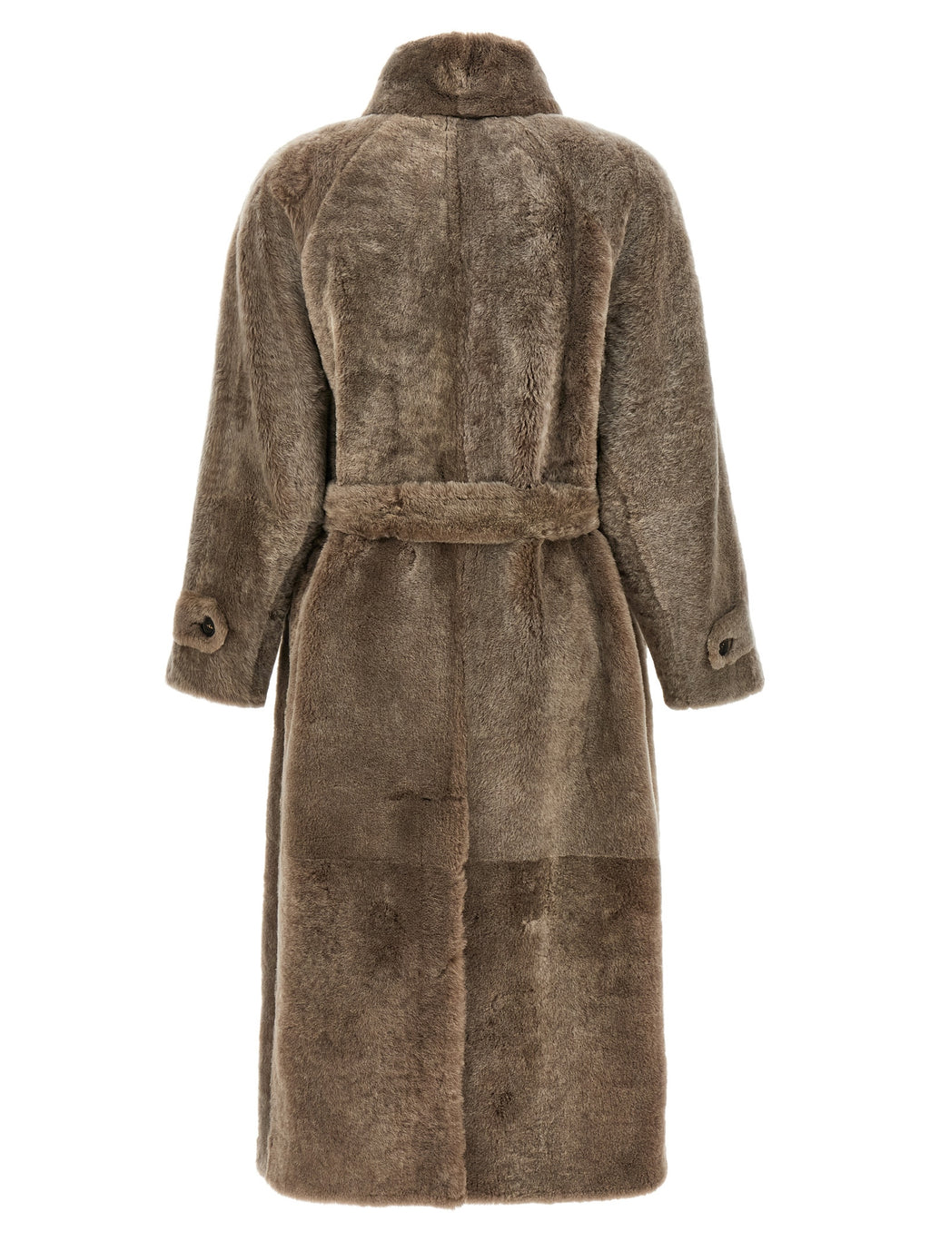 Brown Lamb Leather Coat