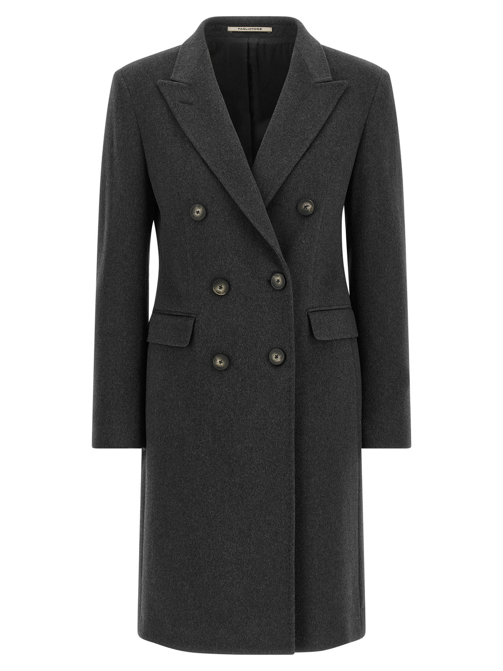Gray Virgin Wool Coat